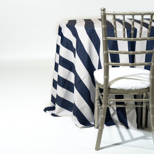 Awning Navy Linen – 126” Round