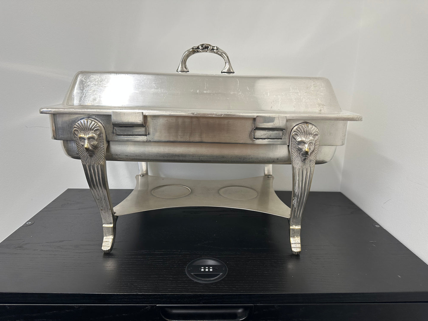 Chafer – Silver Rectangular 8QT